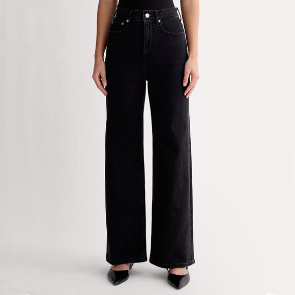 Everlane Denim - Everlane Black The Way-High Sailor Jeans